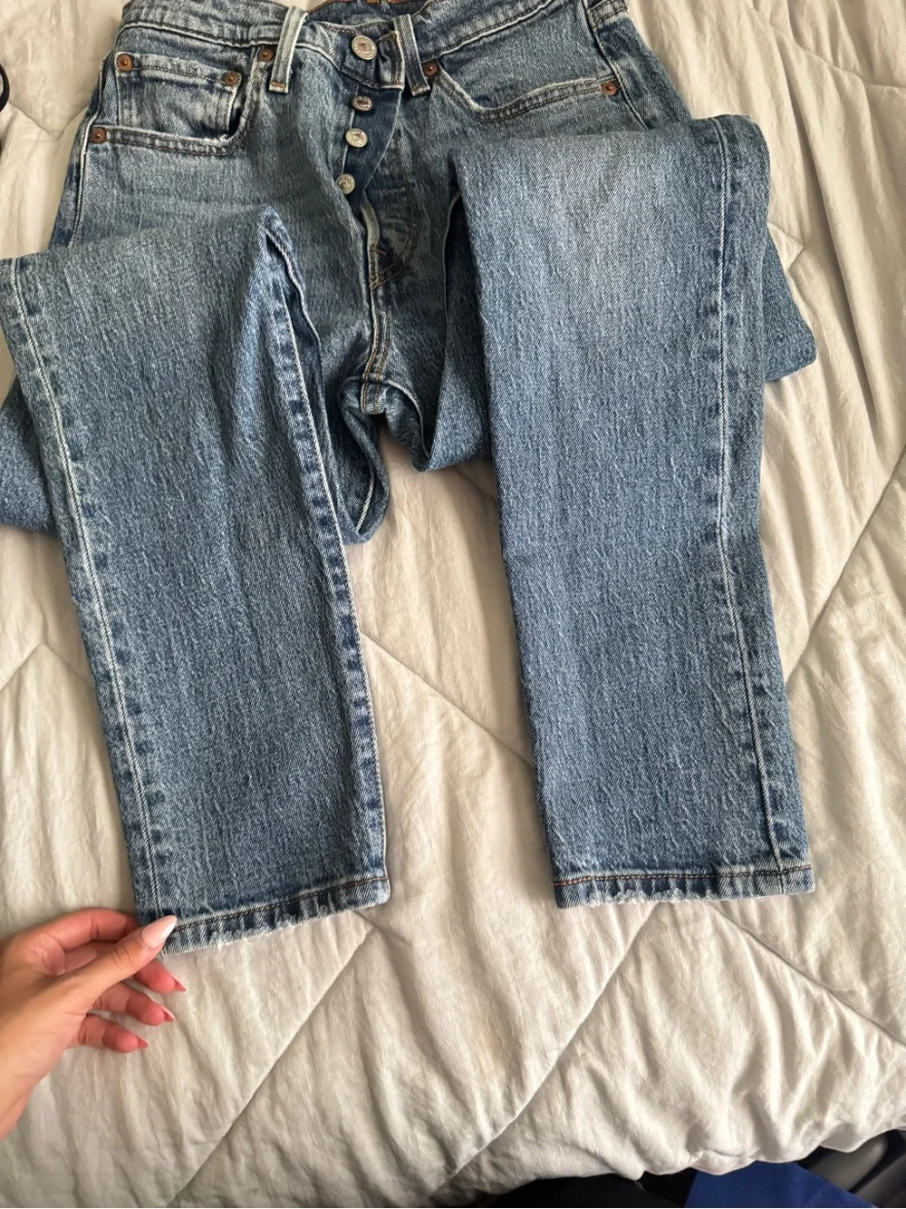 Classic Women's Light Blue Denim Jeans